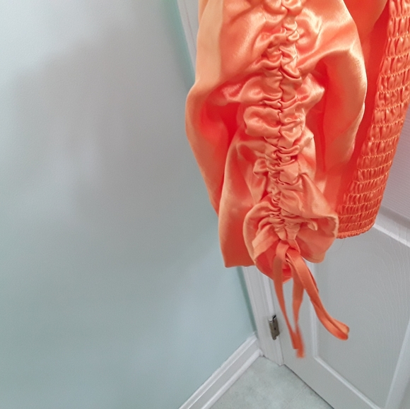 Wild Fable Satin Ruched Mini Dress NWT - Picture 7 of 9